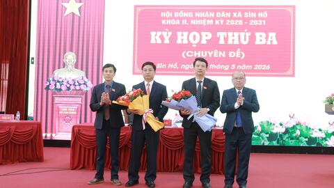 UBND xã Sìn Hồ có Tân chủ tịch UBND xã
