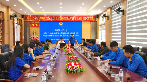 Hội nghị đối thoại giữa lãnh đạo UBND xã với thanh niên xã Sìn Hồ năm 2026