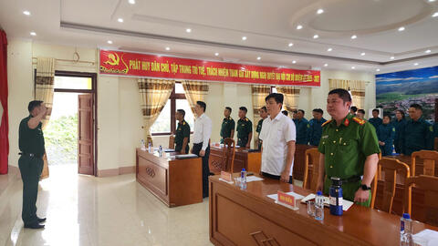 Sìn Hồ khai mạc huấn luyện dân quân tự vệ năm 2026