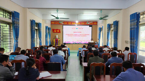 Trung tâm chính trị Sìn Hồ Khai giảng lớp bồi dưỡng nghiệp vụ công tác kiểm tra giám sát và thi hành kỷ luật đảng