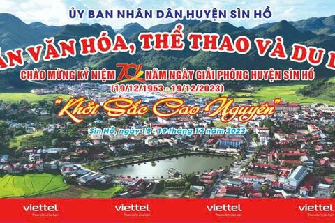Chủ đề Tuần VHTT&DL Sìn Hồ năm 2023