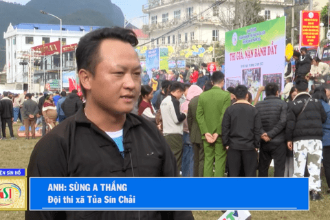 Hội thi giã bánh dầy tại Tuần Văn hóa, thể thao và du lịch chào mừng kỷ niệm 70 năm ngày giải phóng huyện