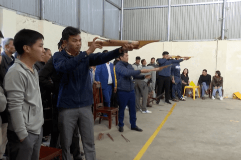 Hơn 100 vân động viên tham gia thi môn bắn nỏ tại Tuần Văn hóa, thể thao và du lịch