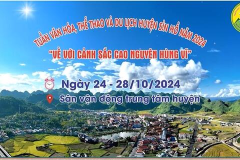 Tuần Văn hóa thể thao và Du lịch huyện Sìn Hồ năm 2024