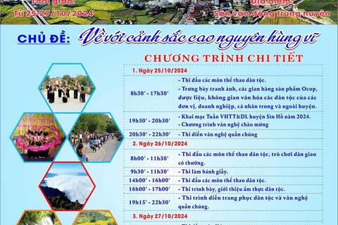 Tuần VHTT&DL huyện Sìn Hồ năm 2024