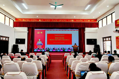 Đảng ủy xã Sìn Hồ tổ chức Hội nghị báo cáo viên tháng 3 năm 2026