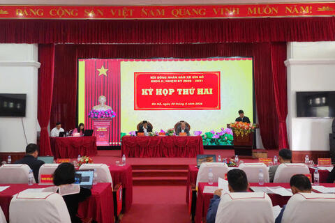 Kỳ họp thứ 2 (Kỳ họp chuyên đề), HĐND xã Sìn Hồ khóa II, nhiệm kỳ 2026-2031